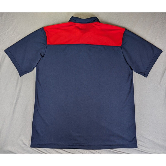Boston Red Sox Polo Shirt Men's Blue Red Genuine Merchandise Short Sleeve MLB - Picture 2 of 8